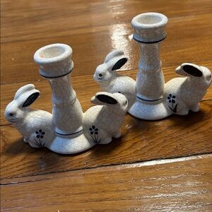 Potting Shed Candlesticks Pair
